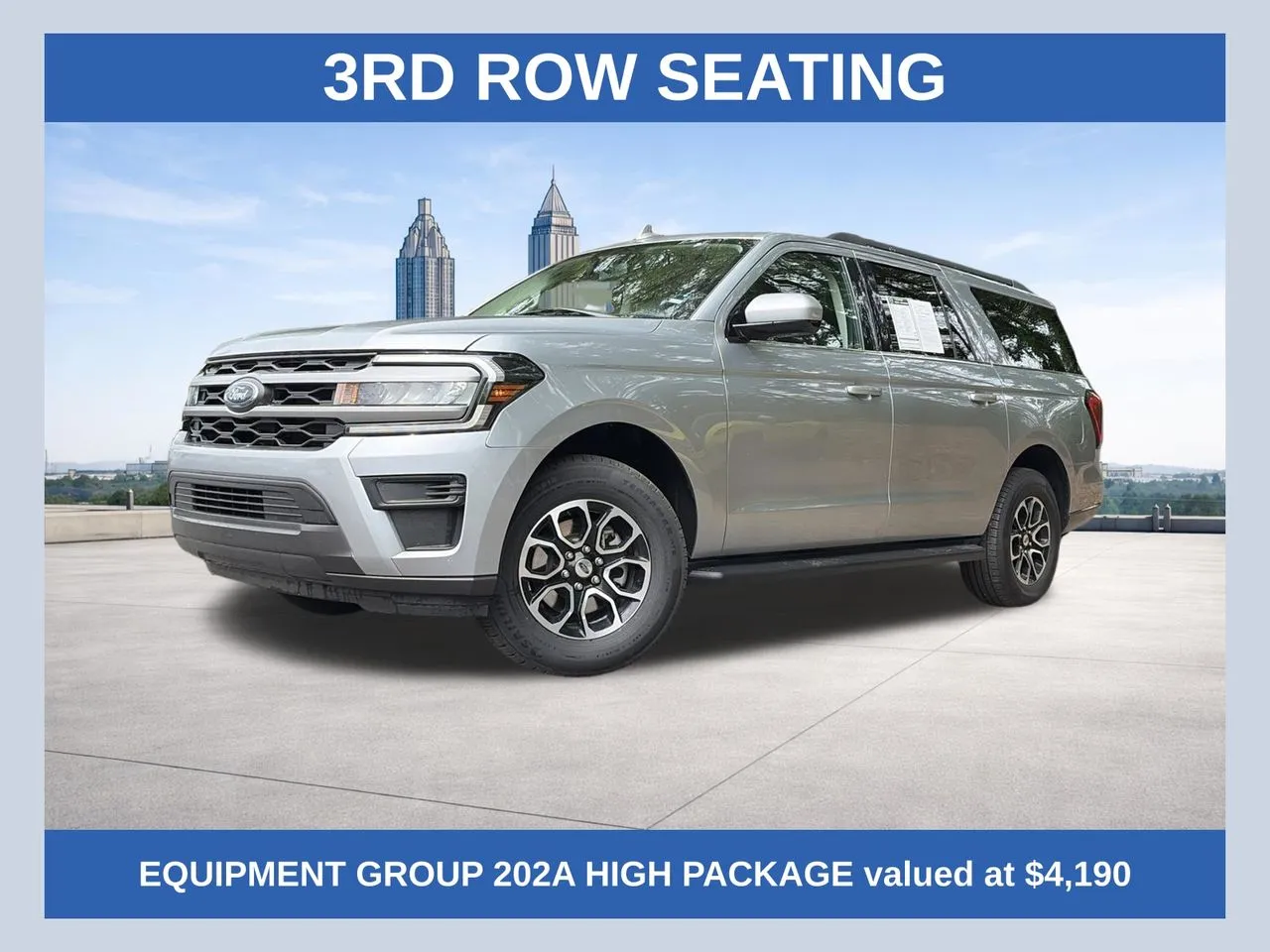 Silver 2024 Ford Expedition Max XLT for sale in Marietta, GA