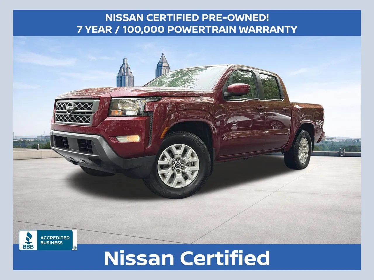 Red 2024 Nissan Frontier SV for sale in Marietta, GA