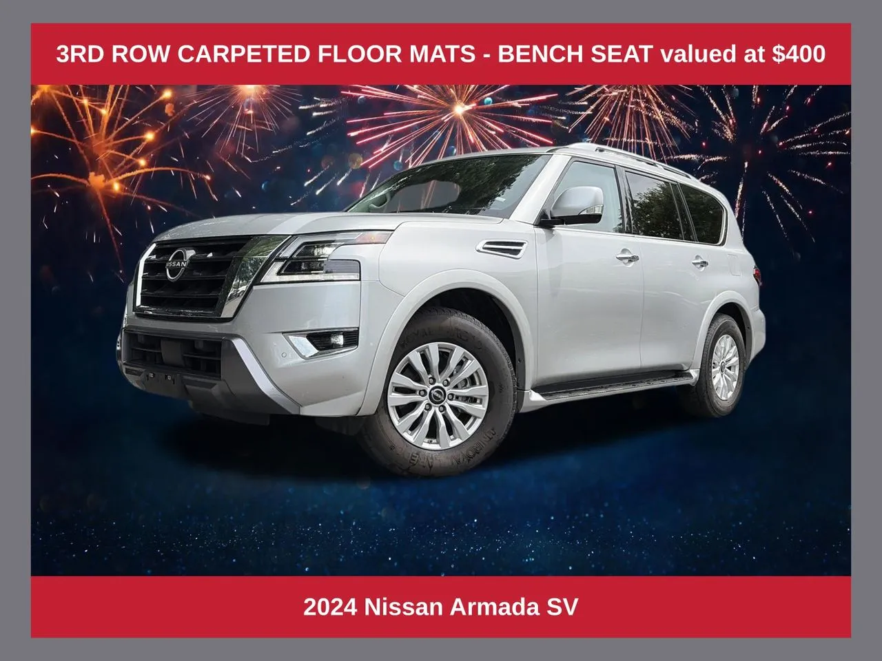 Silver 2024 Nissan Armada SV for sale in Marietta, GA