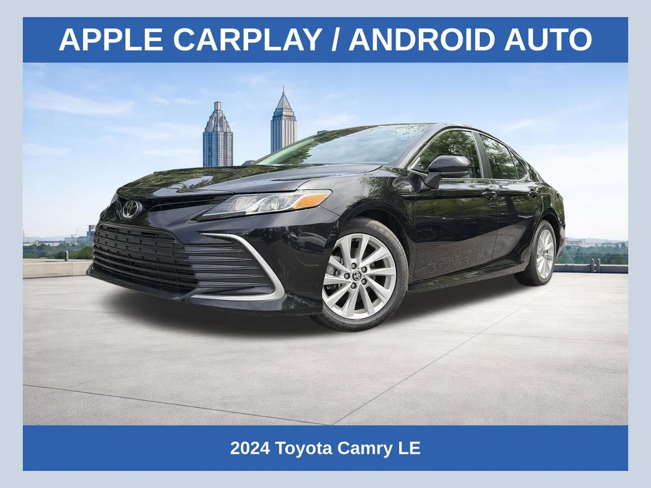 Black 2024 Toyota Camry LE for sale in Marietta, GA