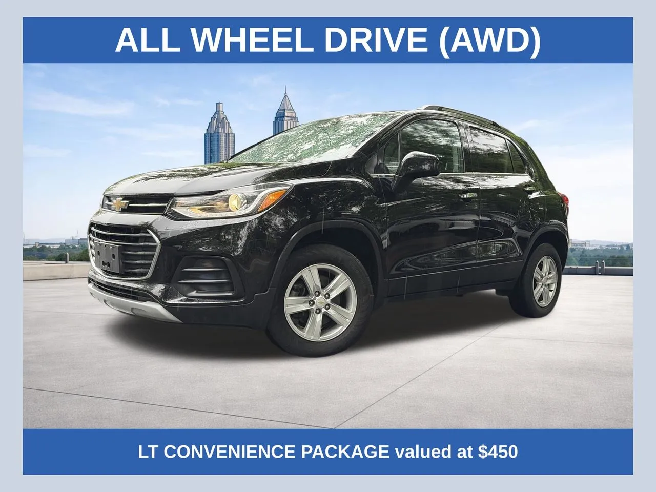 Black 2019 Chevrolet Trax LT for sale in Marietta, GA