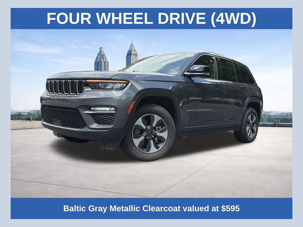 Gray 2024 Jeep Grand Cherokee 4xe for sale in Marietta, GA