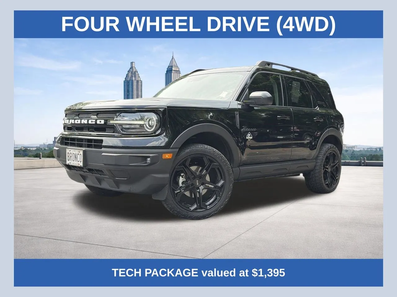 Black 2024 Ford Bronco Sport Outer Banks for sale in Marietta, GA