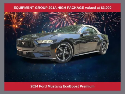 Black 2024 Ford Mustang EcoBoost Premium for sale in Marietta, GA