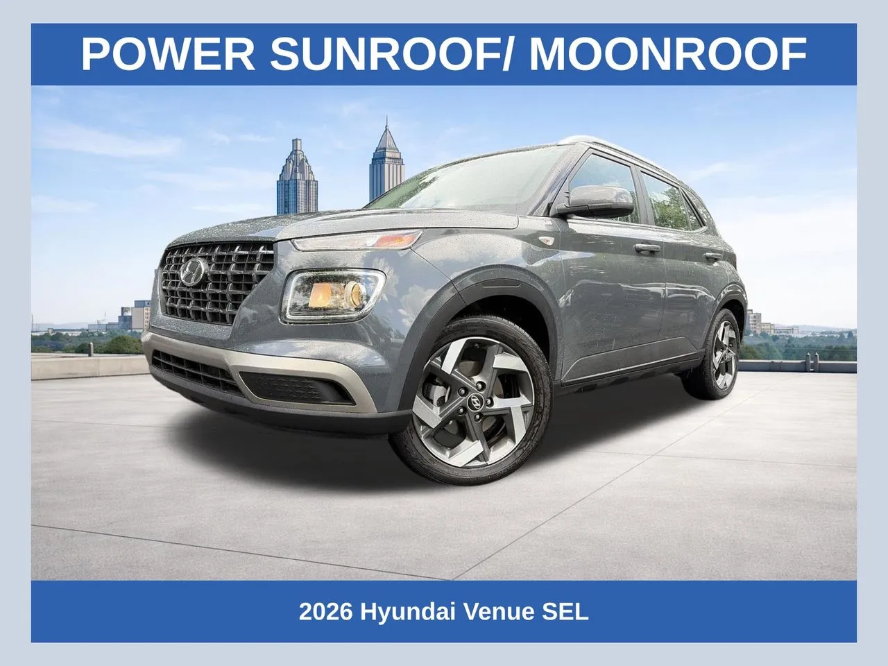 Gray 2026 Hyundai Venue SEL for sale in Marietta, GA