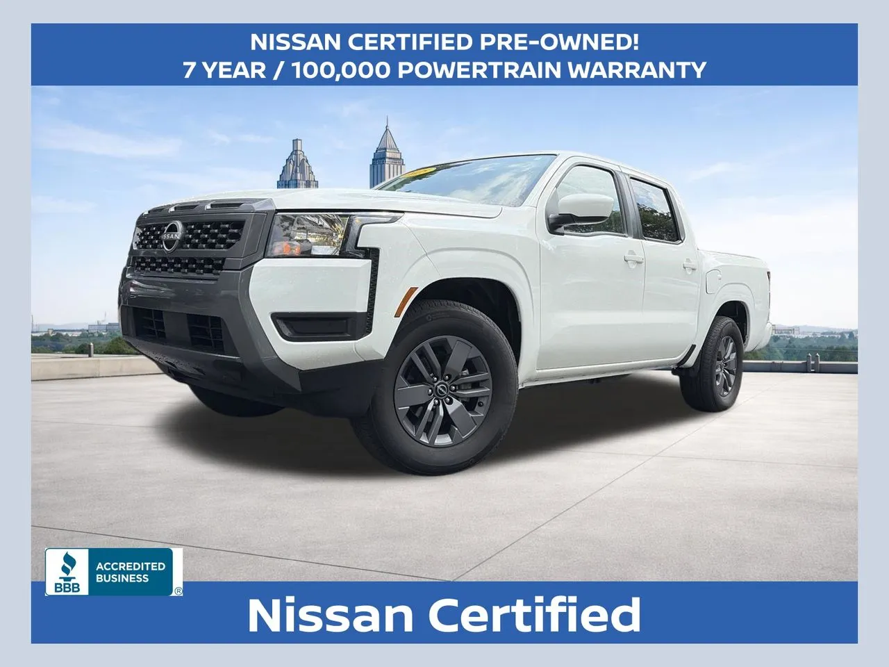 White 2025 Nissan Frontier SV for sale in Marietta, GA
