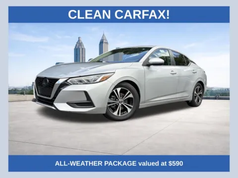 Silver 2022 Nissan Sentra SV for sale in Marietta, GA