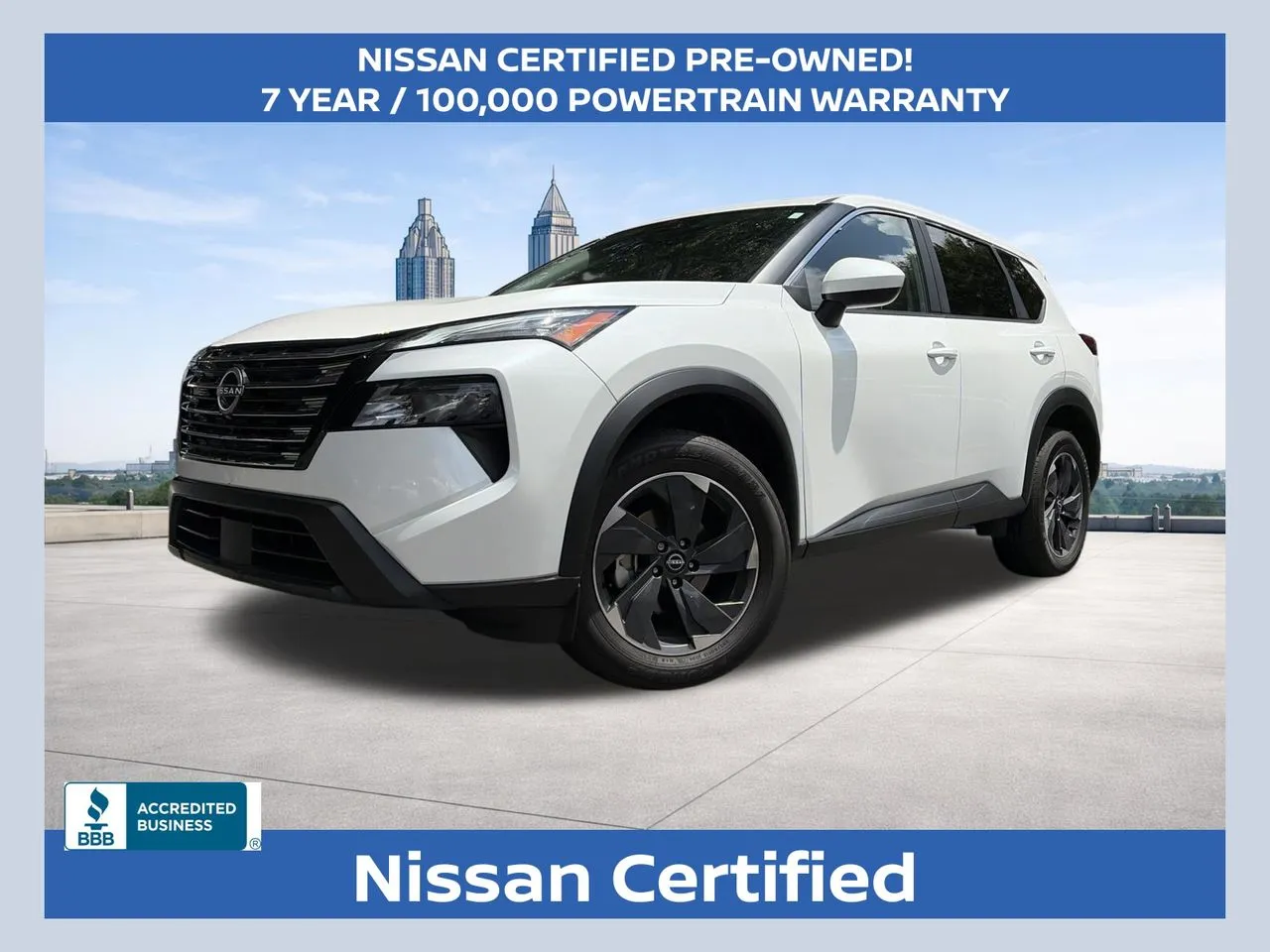 White 2025 Nissan Rogue SV for sale in Marietta, GA
