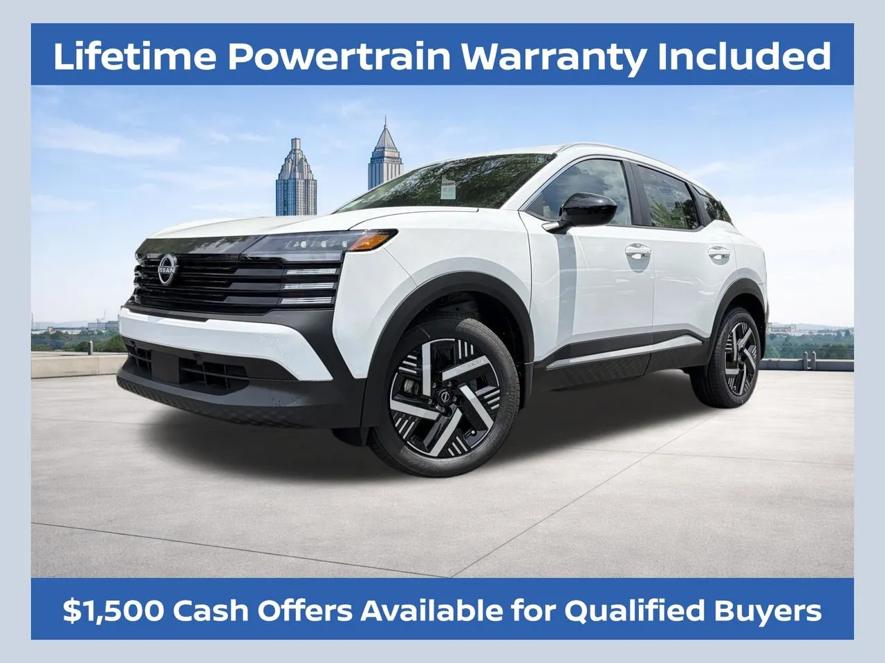 White 2026 Nissan Kicks SV for sale in Marietta, GA