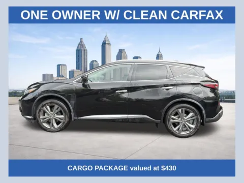 Black 2019 Nissan Murano Platinum for sale in Marietta, GA
