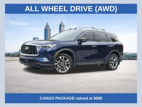 Blue 2023 INFINITI QX60 LUXE for sale in Marietta, GA