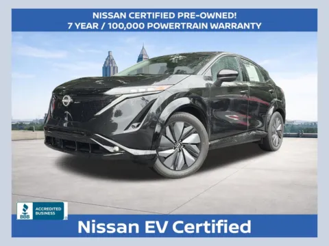 Black 2024 Nissan Ariya EVOLVE+ e-4ORCE for sale in Marietta, GA