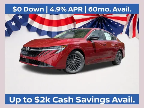 Red 2026 Nissan Sentra SV for sale in Marietta, GA
