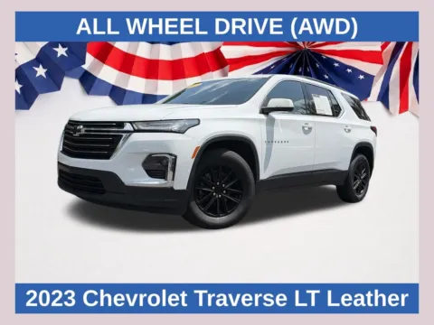 White 2023 Chevrolet Traverse LT Leather for sale in Marietta, GA