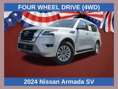 Silver 2024 Nissan Armada SV for sale in Marietta, GA