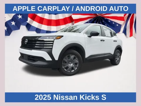 White 2025 Nissan Kicks S for sale in Marietta, GA