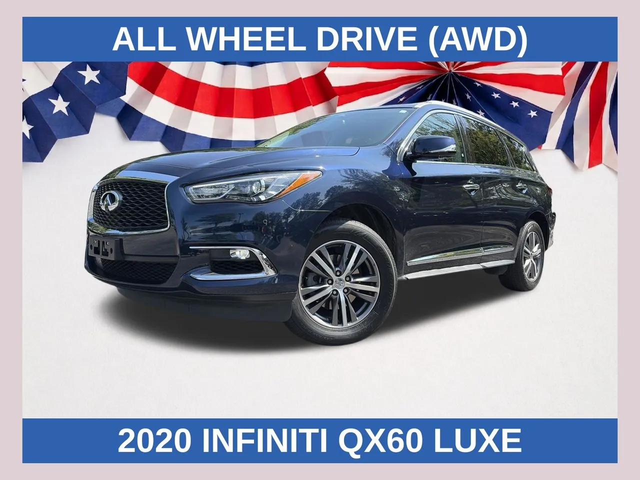 Blue 2020 INFINITI QX60 LUXE for sale in Marietta, GA