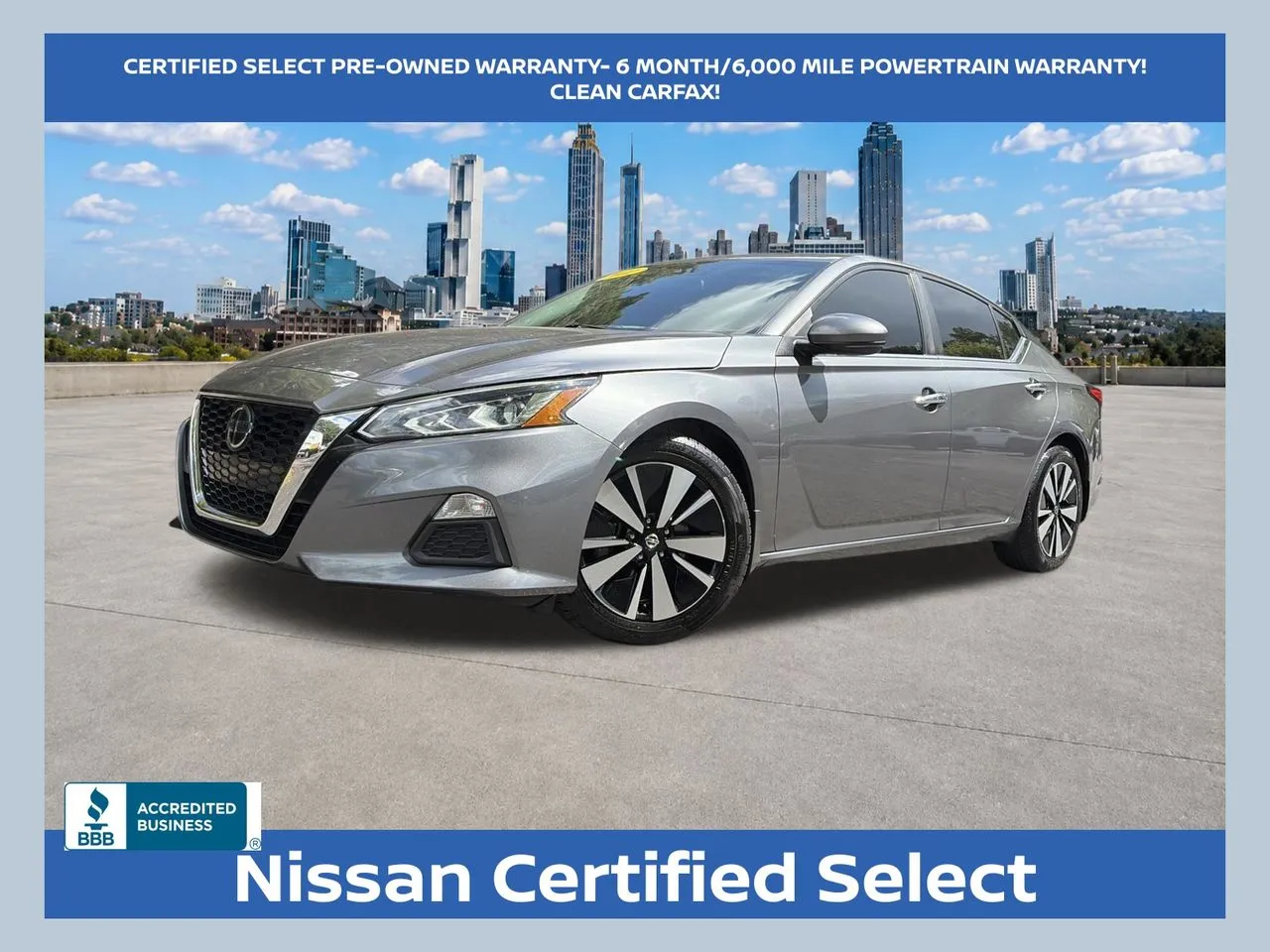 Gray 2022 Nissan Altima 2.5 SV for sale in Marietta, GA