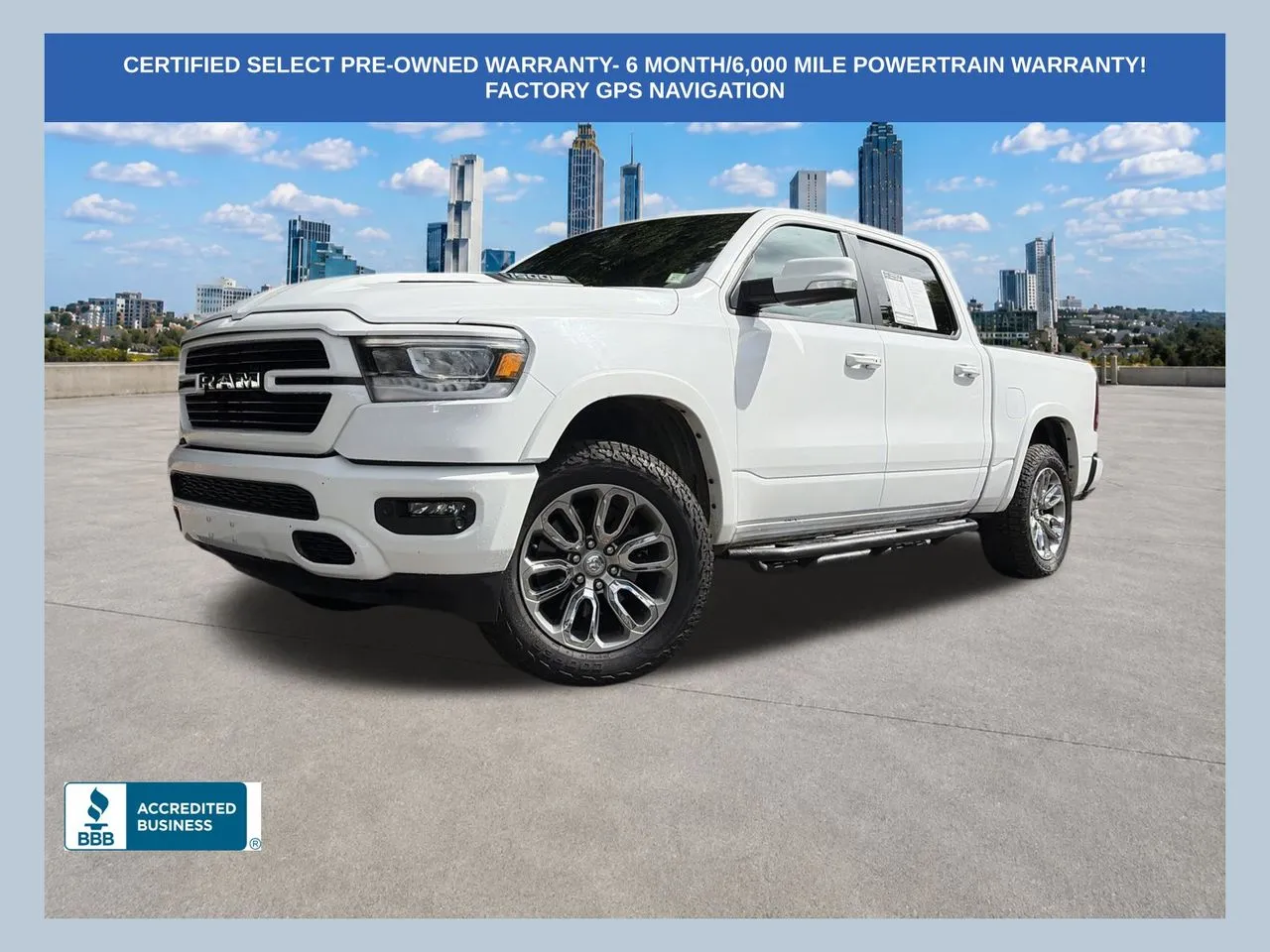 White 2021 Ram 1500 Laramie for sale in Marietta, GA