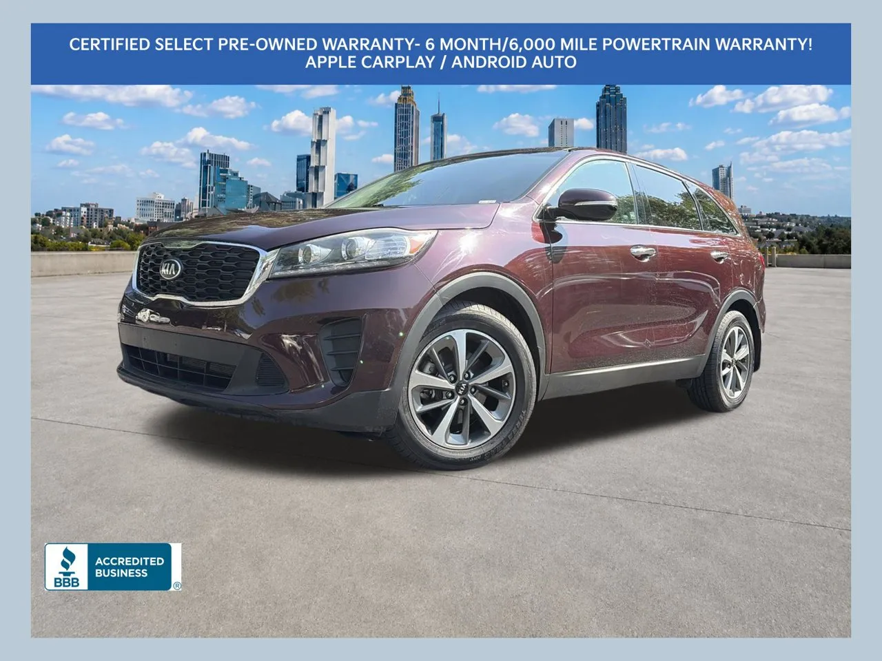 Red 2020 Kia Sorento LX for sale in Marietta, GA