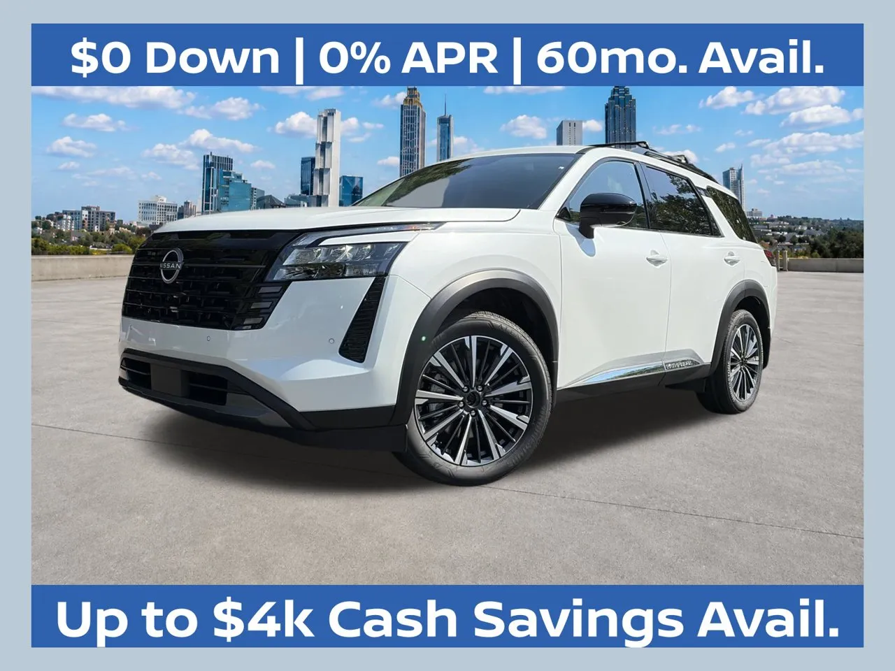White 2026 Nissan Pathfinder Platinum for sale in Marietta, GA