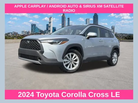 Silver 2024 Toyota Corolla Cross LE for sale in Marietta, GA