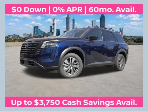 Blue 2026 Nissan Pathfinder SV for sale in Marietta, GA