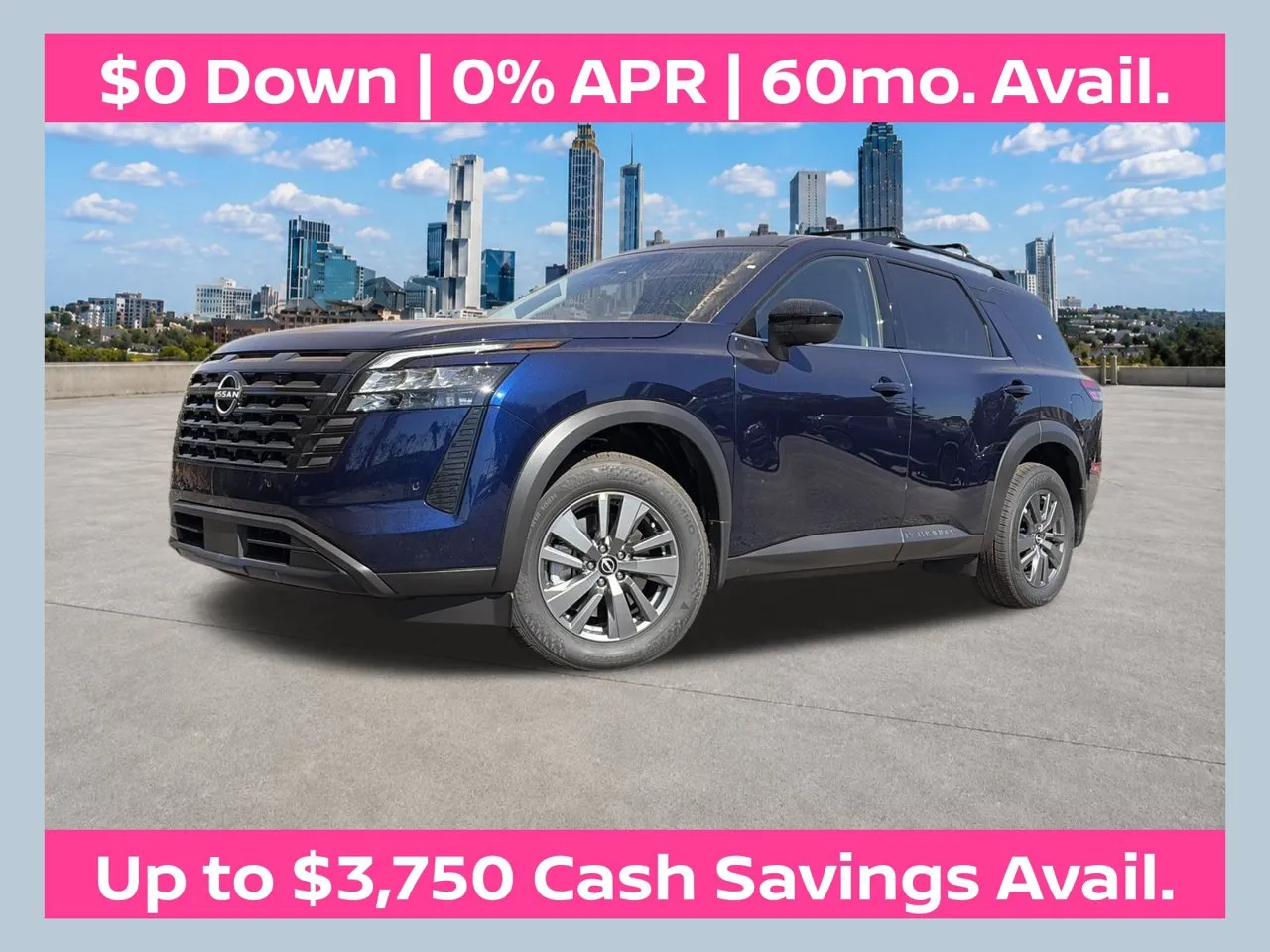 Blue 2026 Nissan Pathfinder SV for sale in Marietta, GA