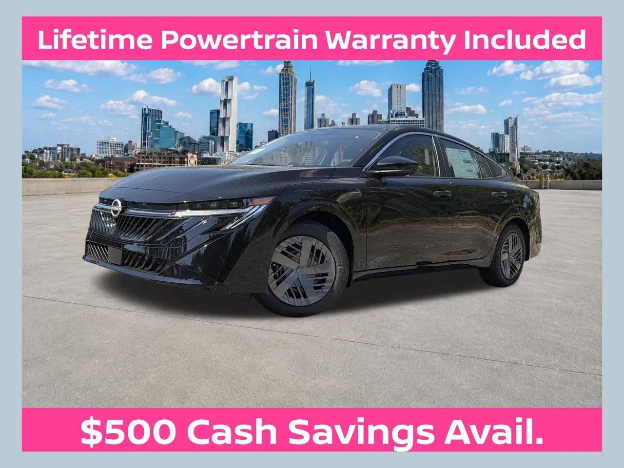 Black 2027 Nissan Sentra S for sale in Marietta, GA