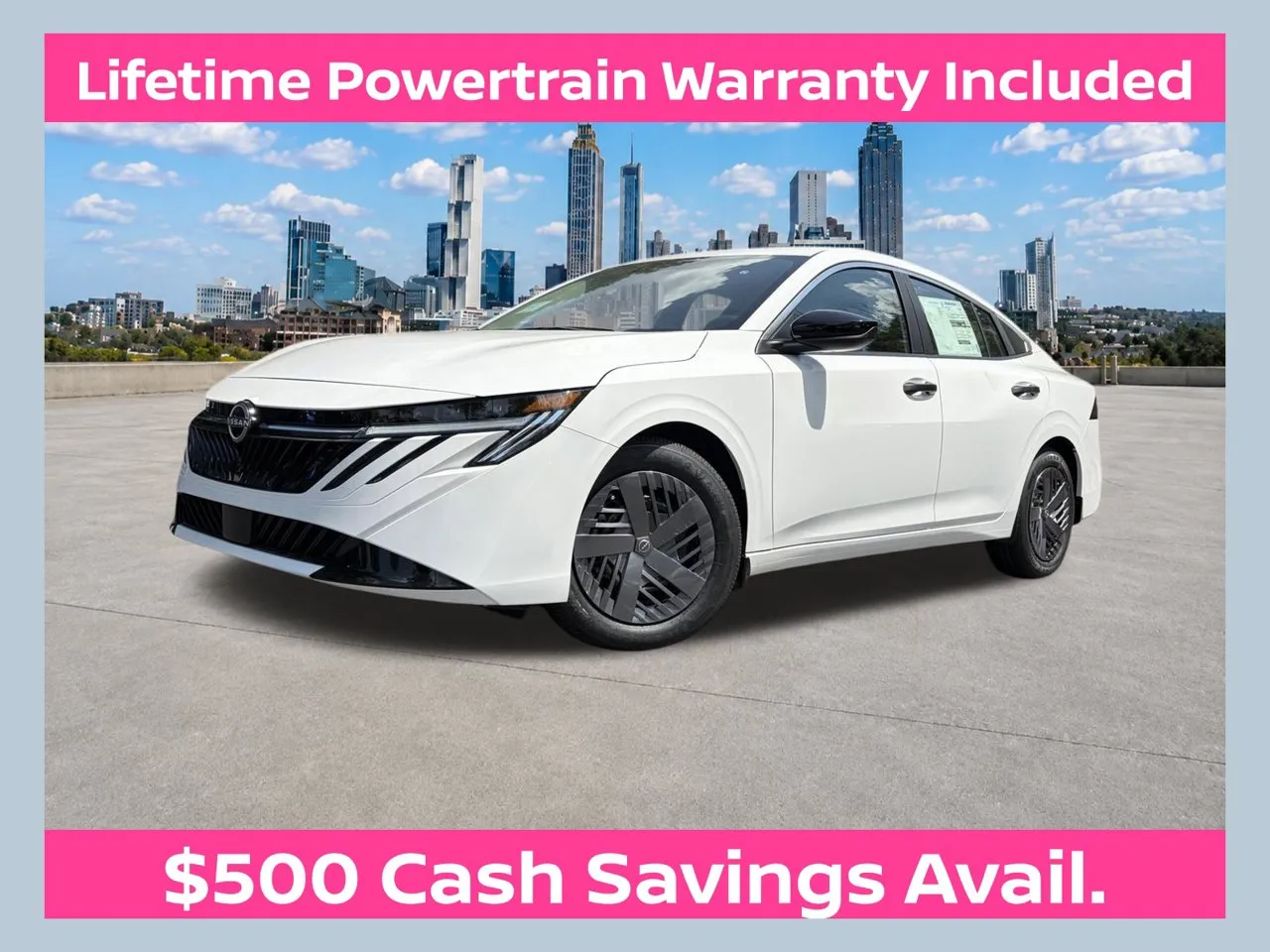 White 2027 Nissan Sentra S for sale in Marietta, GA