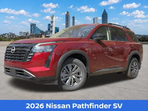Red 2026 Nissan Pathfinder SV for sale in Marietta, GA