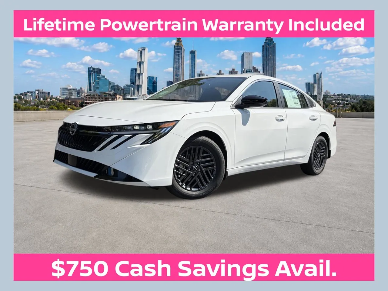 White 2027 Nissan Sentra SV for sale in Marietta, GA