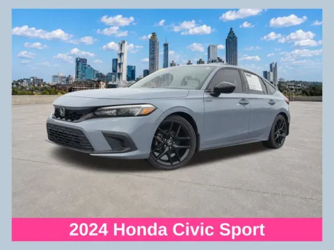 Gray 2024 Honda Civic Sport for sale in Marietta, GA