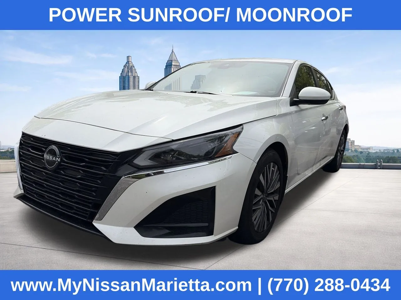 White 2024 Nissan Altima 2.5 SV for sale in Marietta, GA