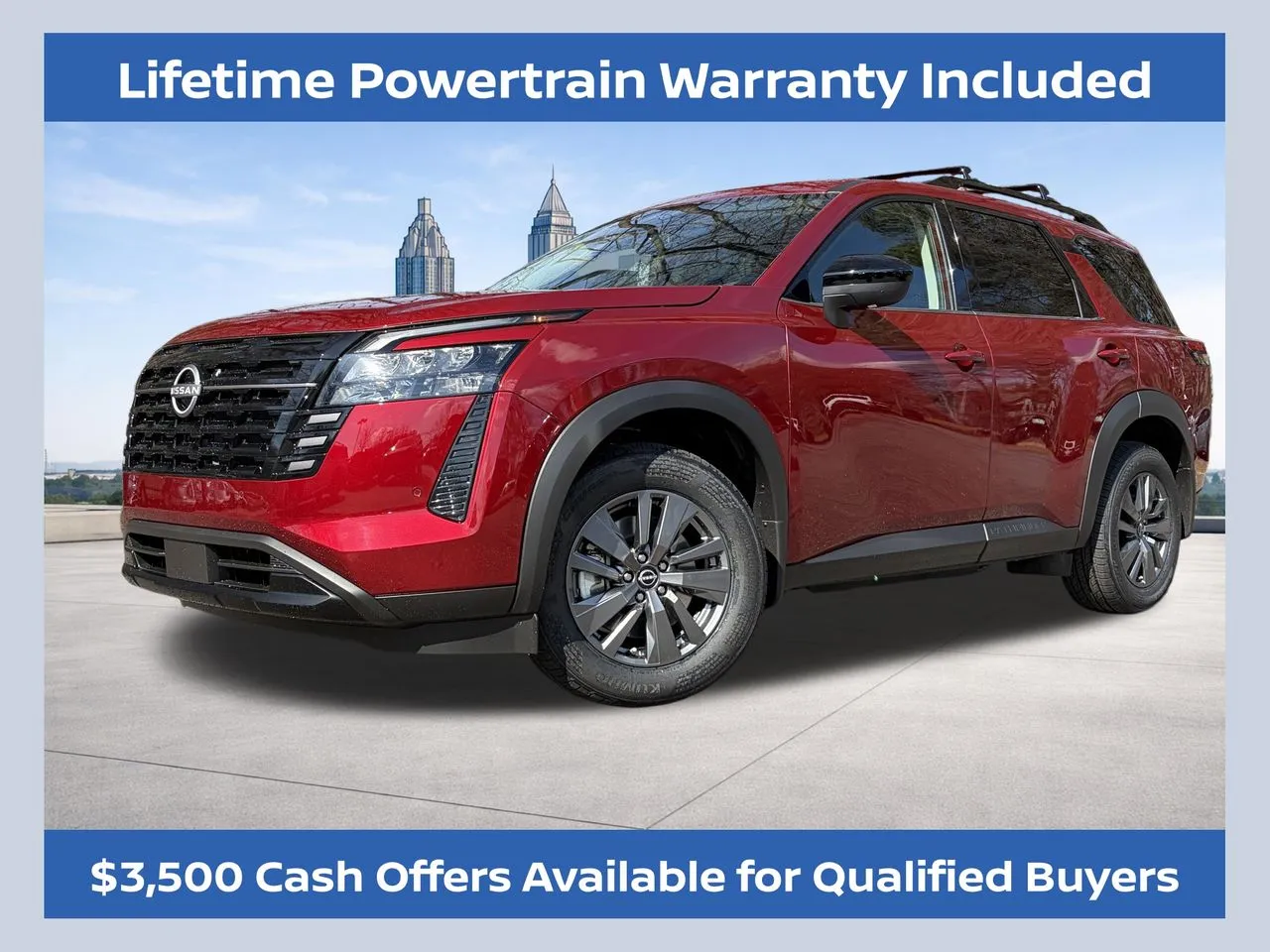Red 2026 Nissan Pathfinder SV for sale in Marietta, GA