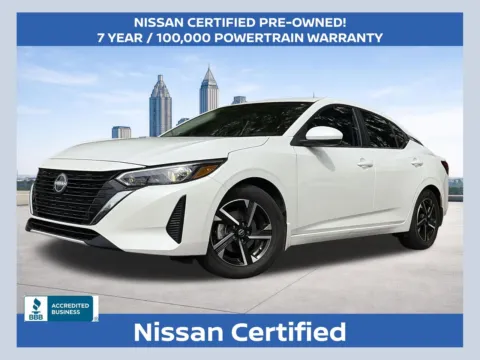 White 2025 Nissan Sentra SV for sale in Marietta, GA