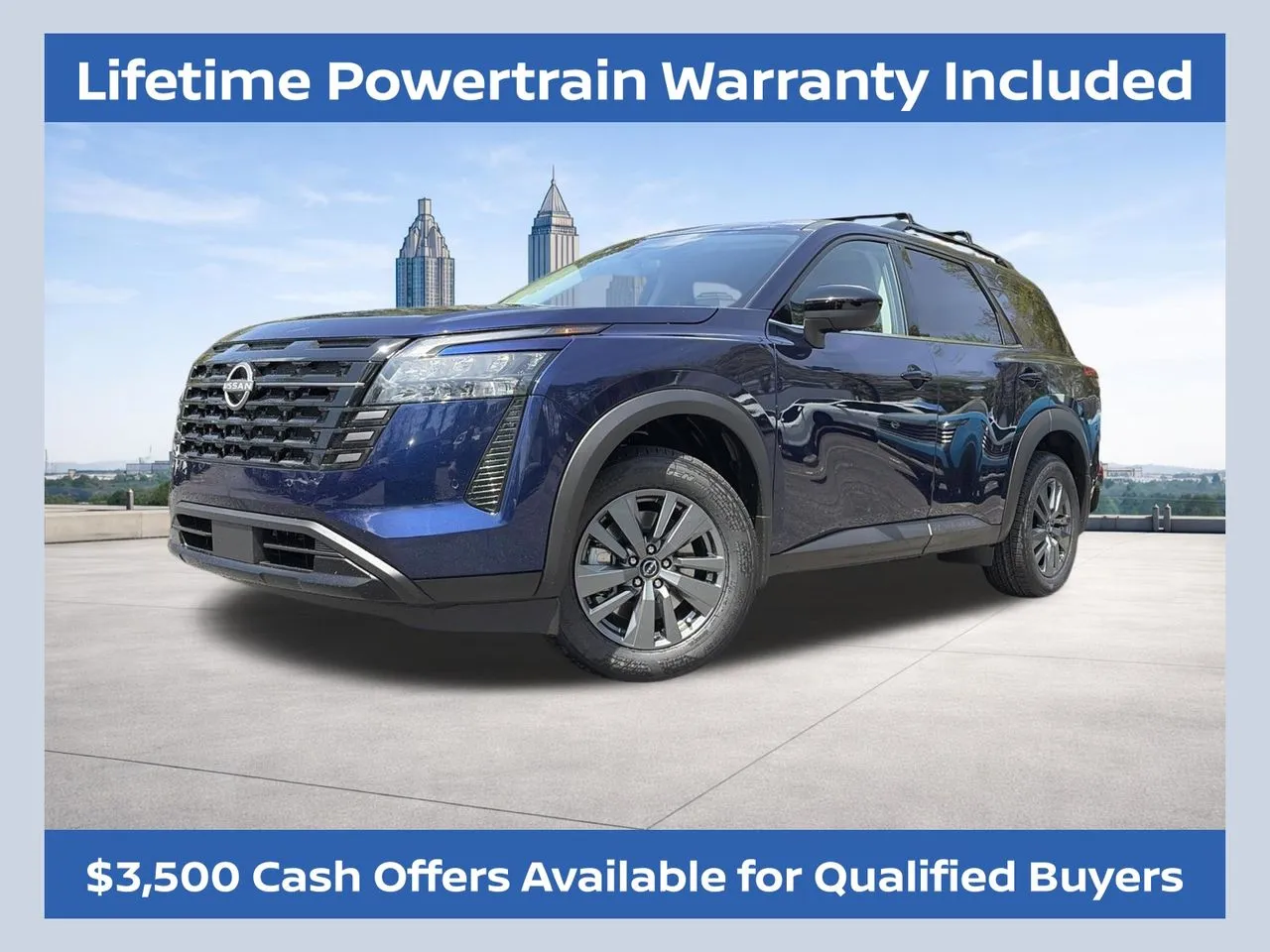 Blue 2026 Nissan Pathfinder SV for sale in Marietta, GA