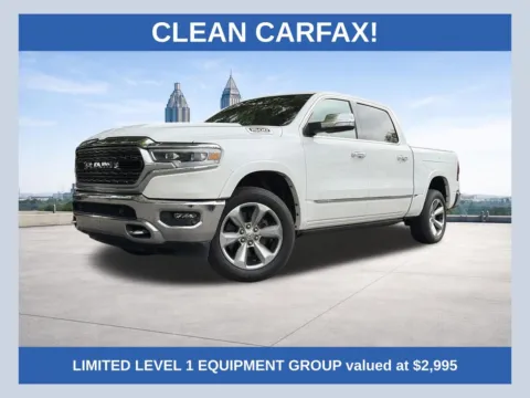 White 2021 Ram 1500 Limited for sale in Marietta, GA