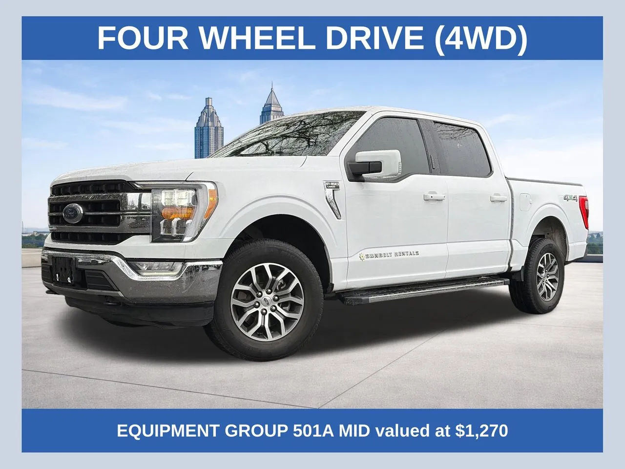 White 2021 Ford F-150 Lariat for sale in Marietta, GA
