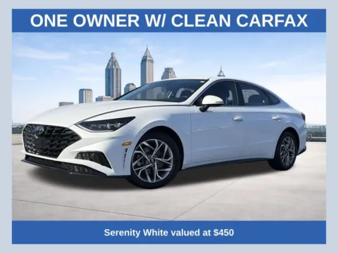 White 2023 Hyundai Sonata SEL for sale in Marietta, GA