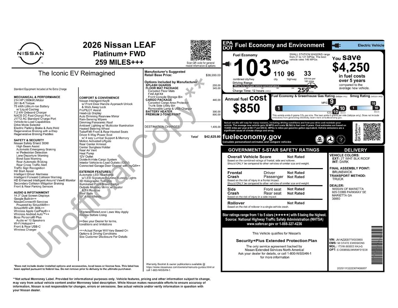 2026 Nissan LEAF Platinum+ - Photo 25