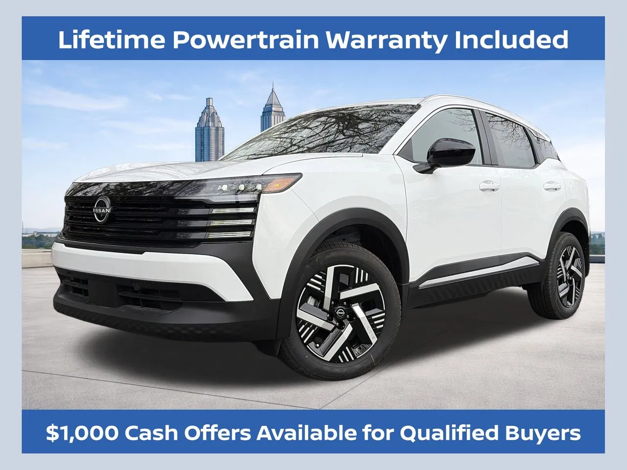 White 2026 Nissan Kicks SV for sale in Marietta, GA
