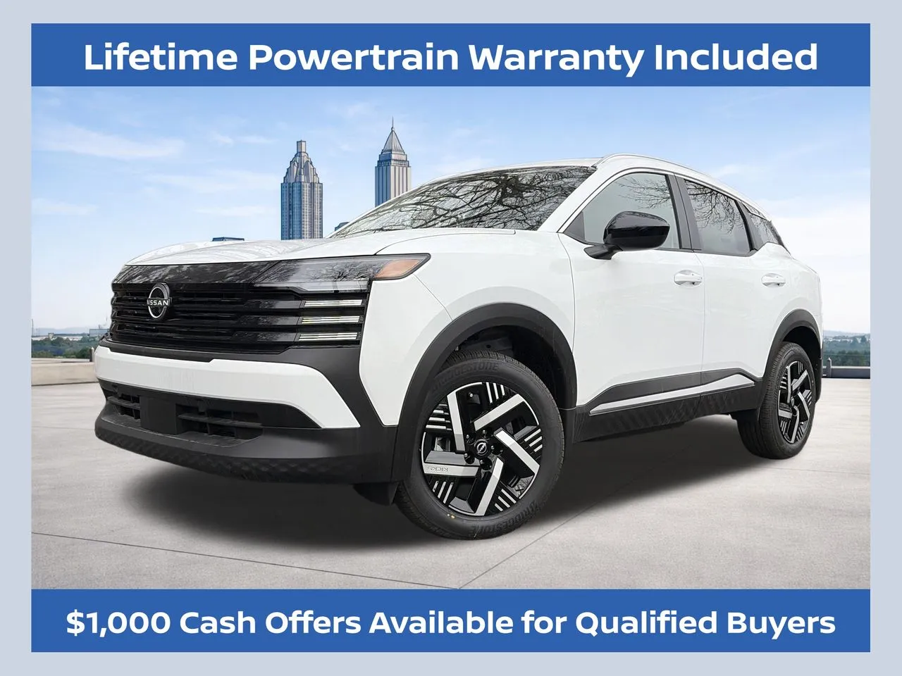 White 2026 Nissan Kicks SV for sale in Marietta, GA