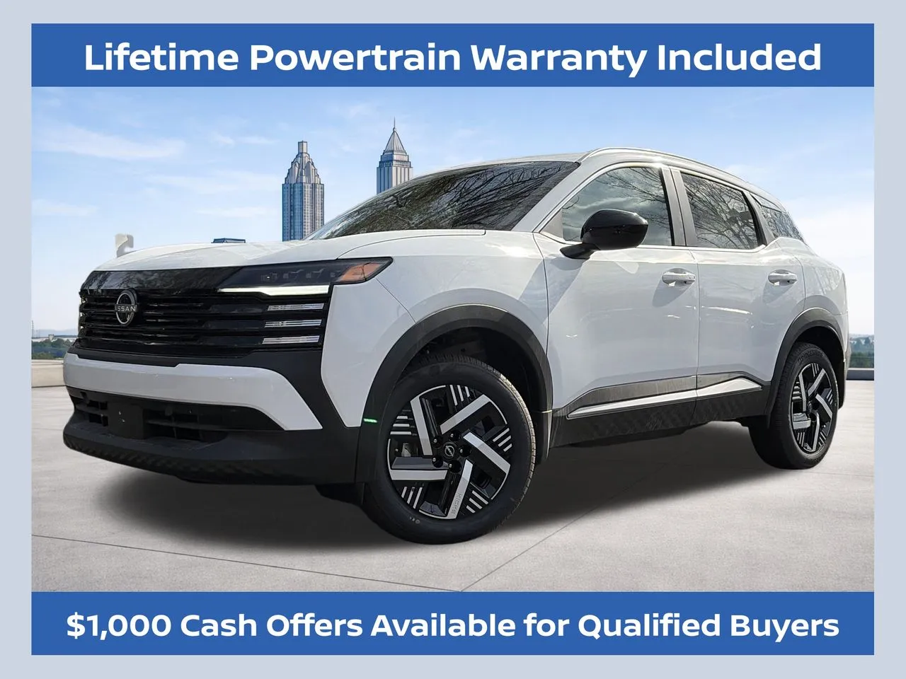 White 2026 Nissan Kicks SV for sale in Marietta, GA