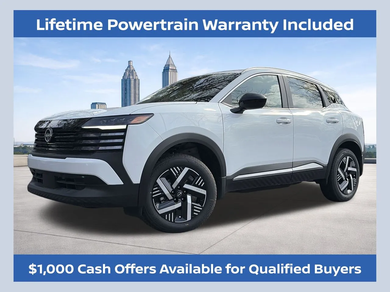 White 2026 Nissan Kicks SV for sale in Marietta, GA