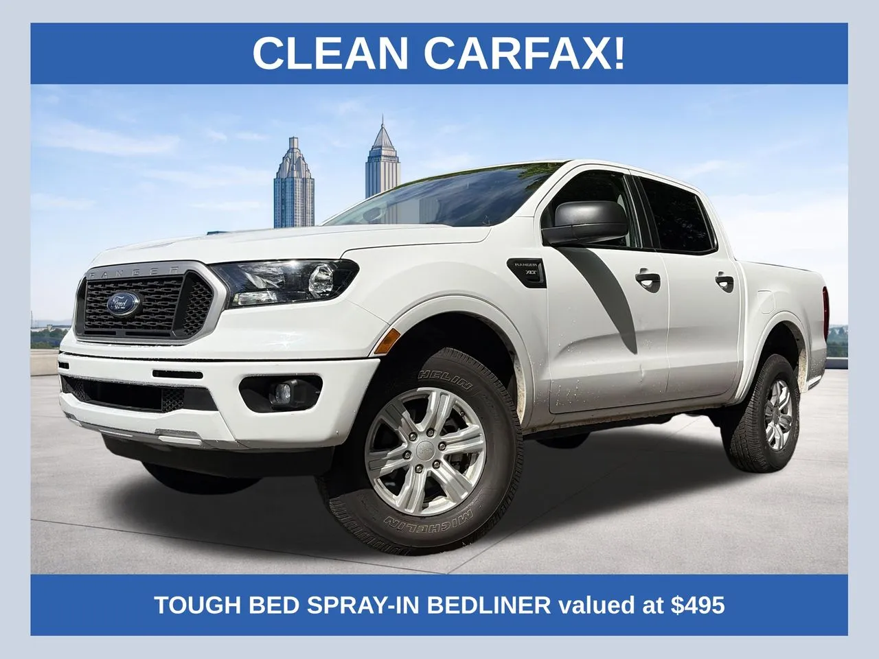 White 2023 Ford Ranger XLT for sale in Marietta, GA