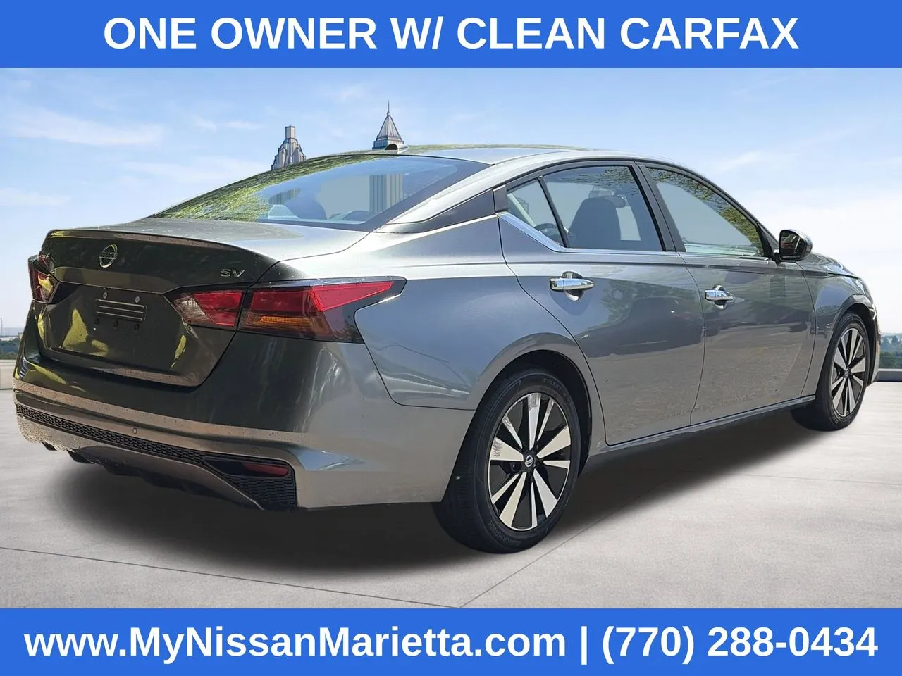 Gray 2021 Nissan Altima 2.5 SV for sale in Marietta, GA