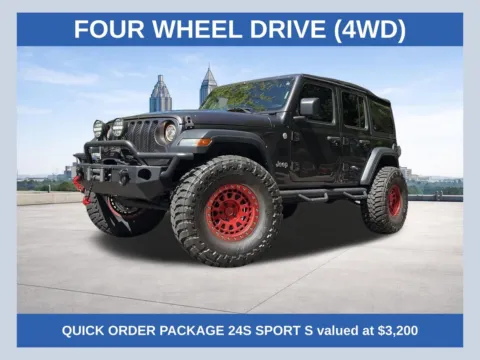 Gray 2018 Jeep Wrangler Unlimited Sport S for sale in Marietta, GA