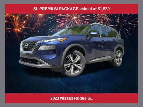 Blue 2023 Nissan Rogue SL for sale in Marietta, GA