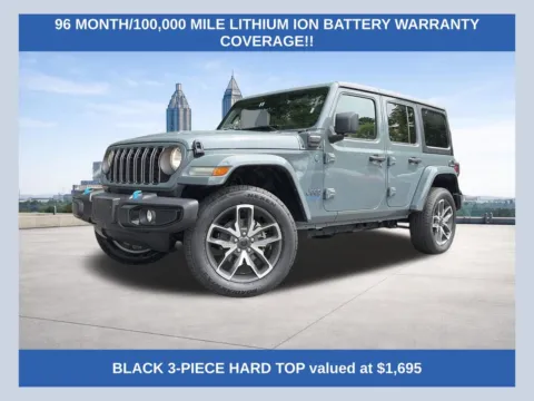 Gray 2024 Jeep Wrangler Sport S 4xe for sale in Marietta, GA